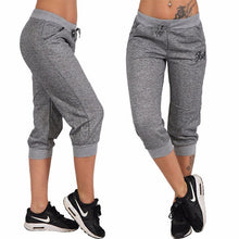 Load image into Gallery viewer, ZOGAA 2019 New Fashion Women Summer Pants Women Trousers Hoody Pants Mid Waist Capri Pants Calf-Length Pants Pockets S-XXXL