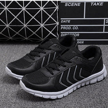 Load image into Gallery viewer, Fast delivery Women casual shoes fashion breathable Walking mesh lace up flat shoes sneakers women 2020 tenis feminino