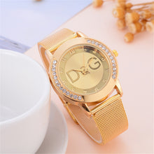 Load image into Gallery viewer, 2020 new European fashion popular style women luxury watch brand Quartz watches Reloj Mujer casual stainless steel watches