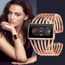 Load image into Gallery viewer, reloj mujer 2019 New Luxury Women's Watches Bangle Bracelet Womens Quartz Wrist watch Rose Gold ladies watch zegarek damski