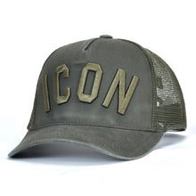 Load image into Gallery viewer, DSQICOND2 Cotton Summer Baseball Cap for Men Women Embroidery ICON Black Dad Hat Hip Hop DSQ Trucker Cap Hombre Gorras Casquette