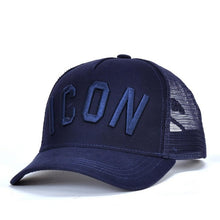 Load image into Gallery viewer, DSQICOND2 Cotton Summer Baseball Cap for Men Women Embroidery ICON Black Dad Hat Hip Hop DSQ Trucker Cap Hombre Gorras Casquette