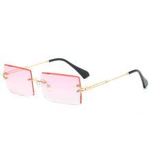 Load image into Gallery viewer, Luxury Brand Rectangle Ladies Sunglasses Women 2020 Rimless Square Polarized Sun Glasses For Ladies Zonnebril Dames Vrouwen Bril