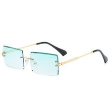Load image into Gallery viewer, Luxury Brand Rectangle Ladies Sunglasses Women 2020 Rimless Square Polarized Sun Glasses For Ladies Zonnebril Dames Vrouwen Bril