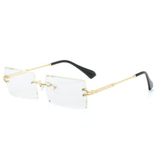 Load image into Gallery viewer, Luxury Brand Rectangle Ladies Sunglasses Women 2020 Rimless Square Polarized Sun Glasses For Ladies Zonnebril Dames Vrouwen Bril