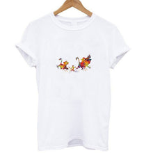 Load image into Gallery viewer, Showtly HAKUNA MATATA Female T Shirt Summer Women 2019 Short Sleeve Print Cartoon Tshirt White Black Cute Harajuku T-shirts