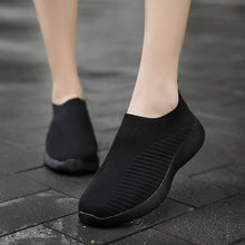 Load image into Gallery viewer, Women Vulcanized Shoes High Quality Women Sneakers Slip On Flats Shoes Women Loafers Plus Size 42 Walking Flat