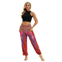 Load image into Gallery viewer, Fashion Bohemian Loose Pant Men Women Casual Hippy Trousers Baggy Aladdin Harem Pant Droppship 20 Colors Штаны для йоги Freeship