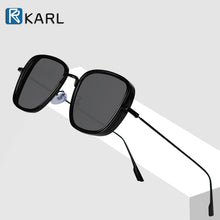 Load image into Gallery viewer, Retro Square Sunglasses Men Tony Stark Sun Glasses Luxury Brand Designer Steampunk Sunglasses Red Black Sunglass Women UV400