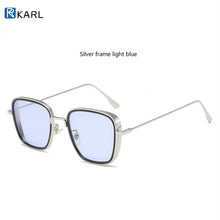 Load image into Gallery viewer, Retro Square Sunglasses Men Tony Stark Sun Glasses Luxury Brand Designer Steampunk Sunglasses Red Black Sunglass Women UV400