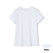 Load image into Gallery viewer, High Quality 18 Color S-3XL Plain T Shirt Women Cotton Elastic Basic T-shirts Female Casual Tops Short Sleeve T-shirt Women 002