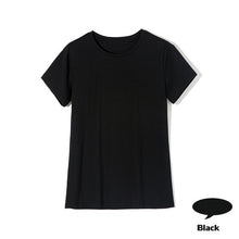 Load image into Gallery viewer, High Quality 18 Color S-3XL Plain T Shirt Women Cotton Elastic Basic T-shirts Female Casual Tops Short Sleeve T-shirt Women 002