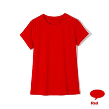 Load image into Gallery viewer, High Quality 18 Color S-3XL Plain T Shirt Women Cotton Elastic Basic T-shirts Female Casual Tops Short Sleeve T-shirt Women 002
