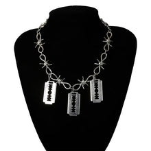 Load image into Gallery viewer, Punk Miami Cuban Choker Necklace Collar Statement Hip Hop Big Chunky Aluminum Gold Color Thick Chain Necklace Women Jewelry