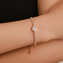 Load image into Gallery viewer, Hot Luxury Rose Gold Stainless Steel Bracelets Bangles Female Heart Wedding Love Brand Charm Bracelet for Women Famous Jewelry