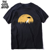 Load image into Gallery viewer, COOLMIND short sleeve 100% cotton cool space men T shirt casual summer loost men tshirt cool o-neck t-shirt male men tee shirt