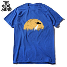 Load image into Gallery viewer, COOLMIND short sleeve 100% cotton cool space men T shirt casual summer loost men tshirt cool o-neck t-shirt male men tee shirt