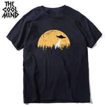 Load image into Gallery viewer, COOLMIND short sleeve 100% cotton cool space men T shirt casual summer loost men tshirt cool o-neck t-shirt male men tee shirt
