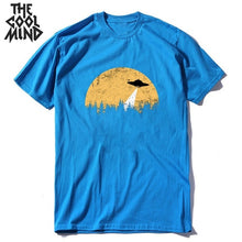 Load image into Gallery viewer, COOLMIND short sleeve 100% cotton cool space men T shirt casual summer loost men tshirt cool o-neck t-shirt male men tee shirt