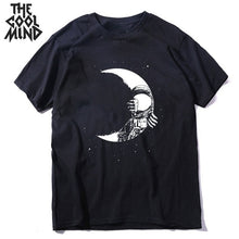 Load image into Gallery viewer, COOLMIND short sleeve 100% cotton cool space men T shirt casual summer loost men tshirt cool o-neck t-shirt male men tee shirt