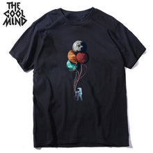 Load image into Gallery viewer, COOLMIND short sleeve 100% cotton cool space men T shirt casual summer loost men tshirt cool o-neck t-shirt male men tee shirt