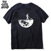 Load image into Gallery viewer, COOLMIND short sleeve 100% cotton cool space men T shirt casual summer loost men tshirt cool o-neck t-shirt male men tee shirt