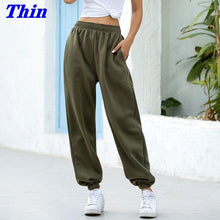 Load image into Gallery viewer, Sweatpants Women Baggy Joggers Women Gray Sports Pants Spring Wide Leg Sweat Pants Oversized Streetwear High Waisted Pants Women