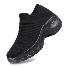 Load image into Gallery viewer, Women Sneakers Fashion Breathable Mesh Casual Shoes Platform Sneakers Men Platform Slip-On Sneakers Walking Running Shoes