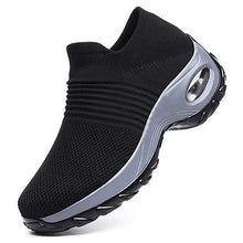 Load image into Gallery viewer, Women Sneakers Fashion Breathable Mesh Casual Shoes Platform Sneakers Men Platform Slip-On Sneakers Walking Running Shoes