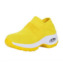 Load image into Gallery viewer, Women Sneakers Fashion Breathable Mesh Casual Shoes Platform Sneakers Men Platform Slip-On Sneakers Walking Running Shoes