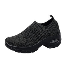 Load image into Gallery viewer, Women Sneakers Fashion Breathable Mesh Casual Shoes Platform Sneakers Men Platform Slip-On Sneakers Walking Running Shoes