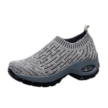 Load image into Gallery viewer, Women Sneakers Fashion Breathable Mesh Casual Shoes Platform Sneakers Men Platform Slip-On Sneakers Walking Running Shoes