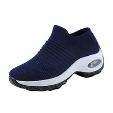 Load image into Gallery viewer, Women Sneakers Fashion Breathable Mesh Casual Shoes Platform Sneakers Men Platform Slip-On Sneakers Walking Running Shoes