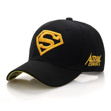 Load image into Gallery viewer, 2020 New Letter Superman Cap Casual Outdoor Baseball Caps For Men Hats Women Snapback Caps For Adult Sun Hat Gorras wholesale