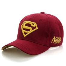 Load image into Gallery viewer, 2020 New Letter Superman Cap Casual Outdoor Baseball Caps For Men Hats Women Snapback Caps For Adult Sun Hat Gorras wholesale