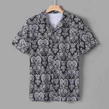 Load image into Gallery viewer, Men's Summer Fashion Casual Lapel Print Short Sleeve Shirt Top Blouse Brand Men Clothing Hawaiian style Shirts camisa masculina