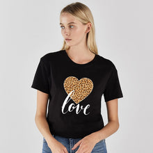 Load image into Gallery viewer, Women T Shirt Lips Leopard Funny Print labios T-shirt Hipster Costume Women Tshirt Summer leopardo Lip Tee Shirt Kleding Vrouwen