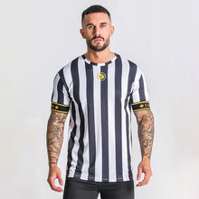 Load image into Gallery viewer, Casual Men T-shirt Stripe Summer Man Tshirt Fashion Tops Streetwear Male T-shirts Hip Hop Brand Clothing Mens Tee T Shirt Men
