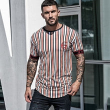 Load image into Gallery viewer, Mens Sik Silk Men T-Shirt Casual Male TShirts Summer Hip Hop Man Tshirt Streetwear Brand Clothing Tee Tops Slim T Shirt Men