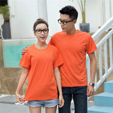 Load image into Gallery viewer, 2019 Summer High Quality 11 Color S-4XL Plain T Shirt Women & Man Quick Dry Basic Tshirt Woman Casual Tops Short Sleeve T-shirt