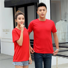 Load image into Gallery viewer, 2019 Summer High Quality 11 Color S-4XL Plain T Shirt Women & Man Quick Dry Basic Tshirt Woman Casual Tops Short Sleeve T-shirt