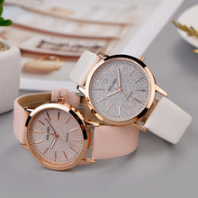 Load image into Gallery viewer, 2020 Fashion Elegant Women Luxury Bracelet Casual Women Quartz Leather Strap Starry Sky Analog Watch Bracele Watch Cuir Cuero
