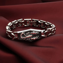 Load image into Gallery viewer, Stainless Steel Bracelets Men Scorpion Charms Men Bracelets Punk Man Bracelets & Bangles Wristband Pulsera HombreJewelry