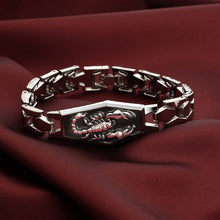 Load image into Gallery viewer, Stainless Steel Bracelets Men Scorpion Charms Men Bracelets Punk Man Bracelets & Bangles Wristband Pulsera HombreJewelry