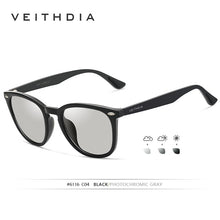 Load image into Gallery viewer, VEITHDIA Brand Unisex Aluminum+TR90 Men's Photochromic Mirror Sun Glasses Eyewear Accessories Sunglasses For Women 6116