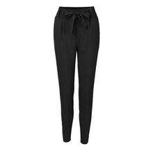 Load image into Gallery viewer, women's summer trousers Women High Waist Harem Pants Women Bandage Elastic Waist Stripe Casual Pants For women