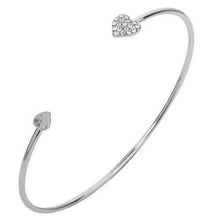 Load image into Gallery viewer, 2020 New Fashion Adjustable Crystal Double Heart Bowknot Chain & Link Bracelets Women Jewelry Gift Wholesale