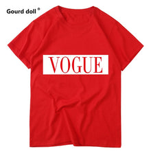 Load image into Gallery viewer, Harajuku WHY NOT Summer Printed T Shirt for Women White Tees & Tops Female lady Clothing Short Sleeve red Fashion T-shirts