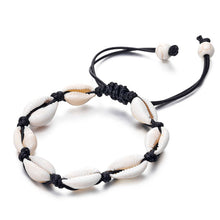Load image into Gallery viewer, IPARAM Bohemia Vintage Shell Rope Chain Bracelet Women Beach Sea Shell Bracelet Anklet Jewelry Party Gift Wholesale