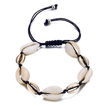 Load image into Gallery viewer, IPARAM Bohemia Vintage Shell Rope Chain Bracelet Women Beach Sea Shell Bracelet Anklet Jewelry Party Gift Wholesale